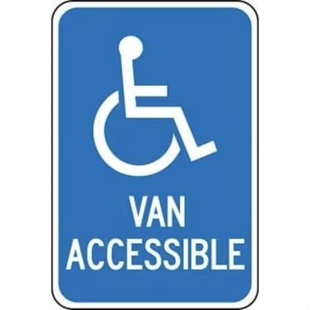 Accuform FEDERAL PARKING SIGN VAN ACCESSIBLE FRA117RA FRA117RA